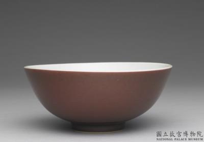 图片[2]-Bowl with copper red glaze, Qing dynasty, Yongzheng reign (1723-1735)-China Archive